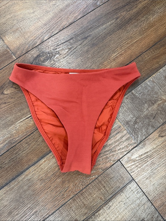 Jets Australia Other - JETS Rust Ribbed High-Cut Bikini Bottom